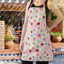 Farbenfrohe Blume Muster HandGezeichnet Sommer Flo