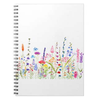 farbenfrohe Blume Notizblock