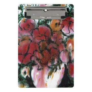 Farbenfrohe Blume und Veggies Art Mini-Zwischenabl Mini Klemmbrett