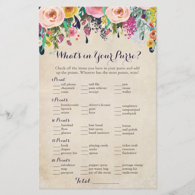 Farbenfrohe Blume Was ist in deinem Handyspiel, Vi (Vorderseite)