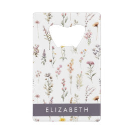 Farbenfrohe Blume, Wildblumen, Grünpflanzen, Ihr N Geldbeutel Flaschenöffner