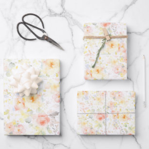 Farbenfrohe Blume Wildblumen Wilhelm Tell Geschenkpapier Set