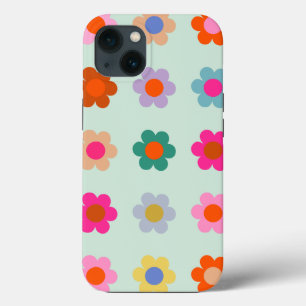 Farbenfrohe Blumen Vintage-Blumenmuster Case-Mate iPhone Hülle