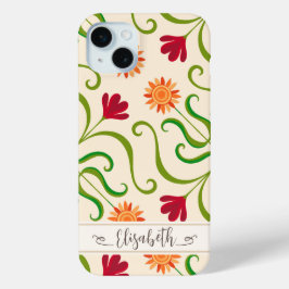 Farbenfrohe Blumendach Sonnenblumenmuster Niedlich Case-Mate iPhone Hülle