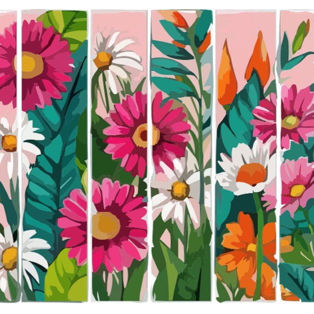 Farbenfrohe Blumenfreude T-Shirt (Colorful Floral Delight Enjoy a splash of color with this charming floral design. 
)