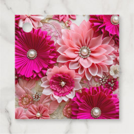 Farbenfrohe Blumengestelle Kunst - Geschenkartikel Geschenkanhänger