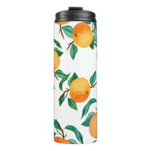 Farbenfrohe Blumenmischung: Aquarellfarben-Illustr Thermosbecher