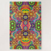 Farbenfrohe Blumenmuster Bouquet Mandala