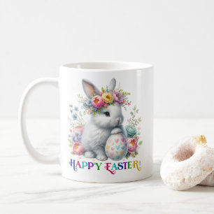 Farbenfrohe Blumenzucker Brennende Kerzen Kaffeetasse