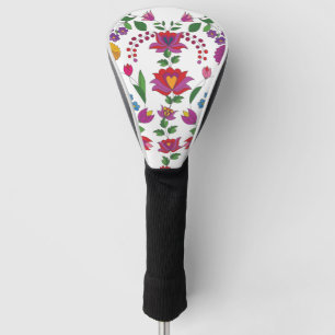 Farbenfrohe Blumige Golf Headcover