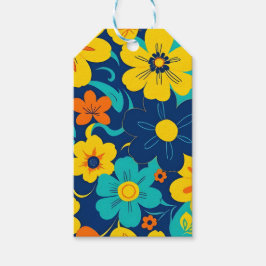 Farbenfrohe, blutdrucksenkende Blume im Dopamin-St Geschenkanhänger