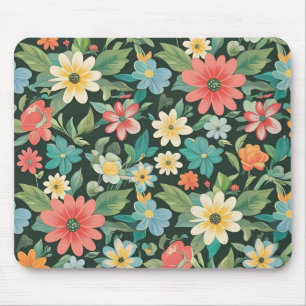 Farbenfrohe Blüte/Frühling Mousepad
