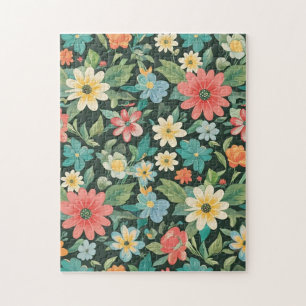 Farbenfrohe Blüte/Frühling Puzzle