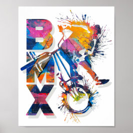 Farbenfrohe Bmx Bike | Bmx Poster