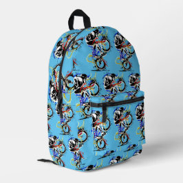 Farbenfrohe Bmx Flatland Bike Bedruckter Rucksack