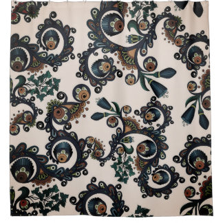 Farbenfrohe Bohemische Boho MOD Hippy Chic Muster Duschvorhang