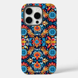 Farbenfrohe Boho Floral Elegante: Vibrant Mandala iPhone 16 Pro Hülle