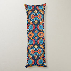Farbenfrohe Boho-Floral-Eleganz: Vibrantes Mandala Seitenschläferkissen