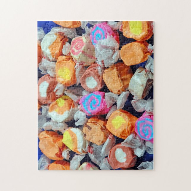 Farbenfrohe Bonbons Puzzle (Vertikal)