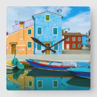 Farbenfrohe Bootszene |Venezianisch Lagoon
