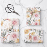 Farbenfrohe botanische Wasserfarbenmuster Geschenkpapier Set<br><div class="desc">Gartenfarbene Blume,  Muster,  Packpapier</div>