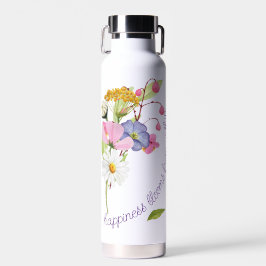 Farbenfrohe Bouquet Wasserflasche Trinkflasche