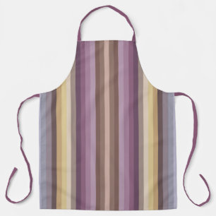 Farbenfrohe braune violette Farben-des-Jahres-Stre Schürze