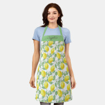Farbenfrohe Bright Lemon Citrus Yellow Chic Sommer