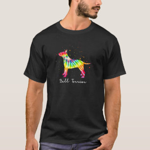 Farbenfrohe Bull Terrier Dog Mama Bull Terrier T-Shirt