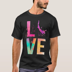 Farbenfrohe Bungee Jumping Mama Bungee Jumping T-Shirt