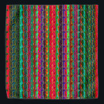 Farbenfrohe, bunt Abstrakte Muster Halstuch<br><div class="desc">2024</div>