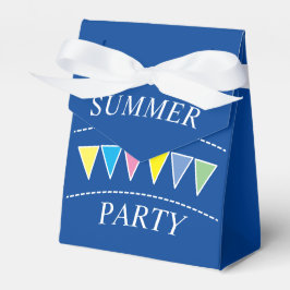 Farbenfrohe Bunting Summer Party Geschenkschachtel