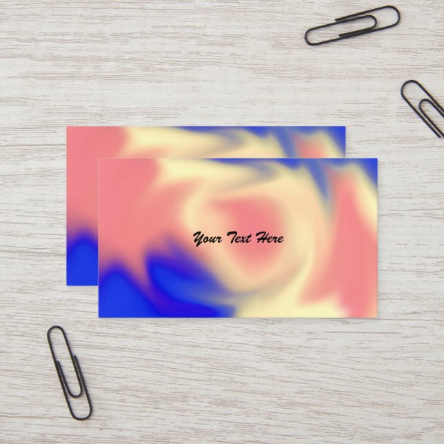 Farbenfrohe Business Cards Visitenkarte