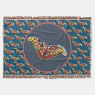 Farbenfrohe Butterfly Decke