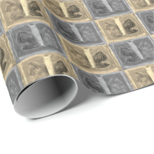 Farbenfrohe Butterfly   Filter   halber Rückgang   Geschenkpapier