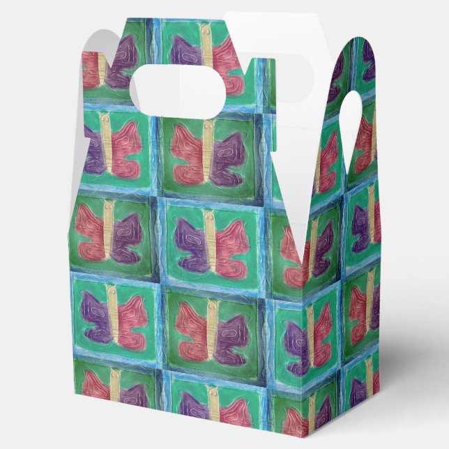 Farbenfrohe Butterfly | Filter | halber Rückgang | Geschenkschachtel (Geöffnet)