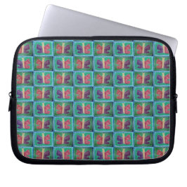 Farbenfrohe Butterfly | Filter | halber Rückgang | Laptopschutzhülle