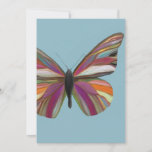 Farbenfrohe Butterfly-Grußkarte Feiertagskarte<br><div class="desc">Grußkarte</div>