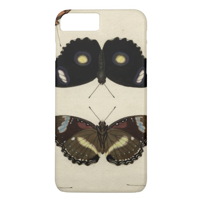 Farbenfrohe Butterfly-Medley auf Creme Background Case-Mate iPhone Hülle (Rückseite)