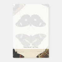 Farbenfrohe Butterfly-Medley auf Creme Background
