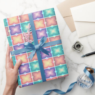 : Farbenfrohe Butterfly-Muster Geschenkpapier