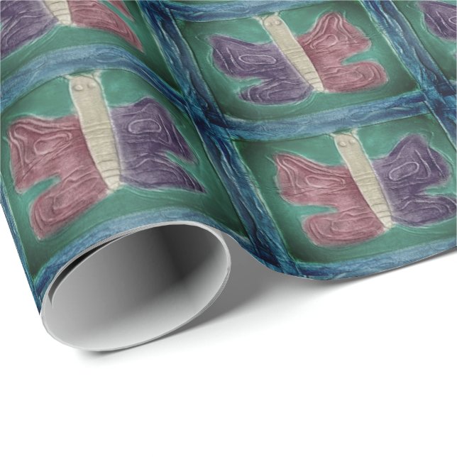 Farbenfrohe Butterfly | Nebelfilter | Basic | Geschenkpapier (Rolleneckpunkt)