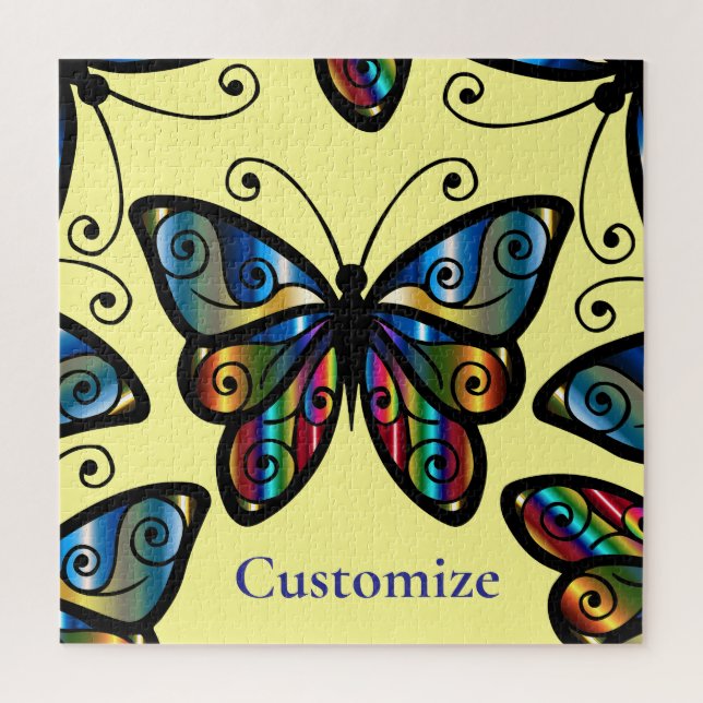 Farbenfrohe Butterfly Thunder_Cove Puzzle (Vertikal)