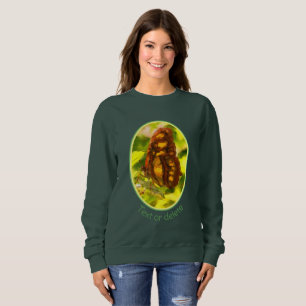 Farbenfrohe Butterfly Wasserfarbe Personalisiert Sweatshirt