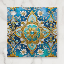 Farbenfrohe byzantinische Jewel Art Gift Tags Geschenkanhänger