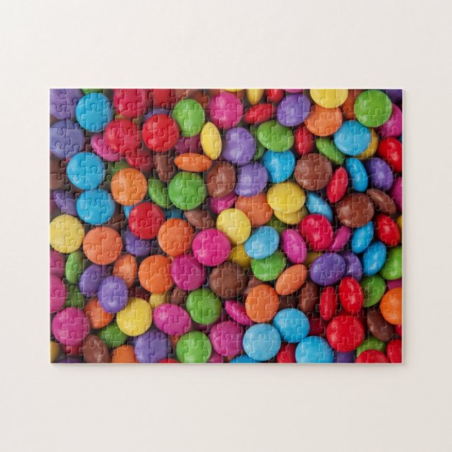 Farbenfrohe Candy Jigsaw Puzzle (Horizontal)