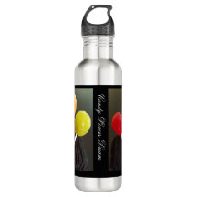 Farbenfrohe Candy Lover Foto Wasserflasche