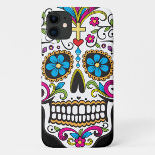 Farbenfrohe Candy Skull Case-Mate iPhone Case