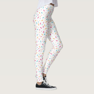 Farbenfrohe Candy Sprinkles Benutzerdefiniert Leggings