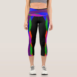 Farbenfrohe Capri Croppe 06 Yoga Pants Leggings
